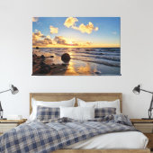 Sunset Beach Canvas Print Picture 27 キャンバスプリント (インサイチュ (寝室))