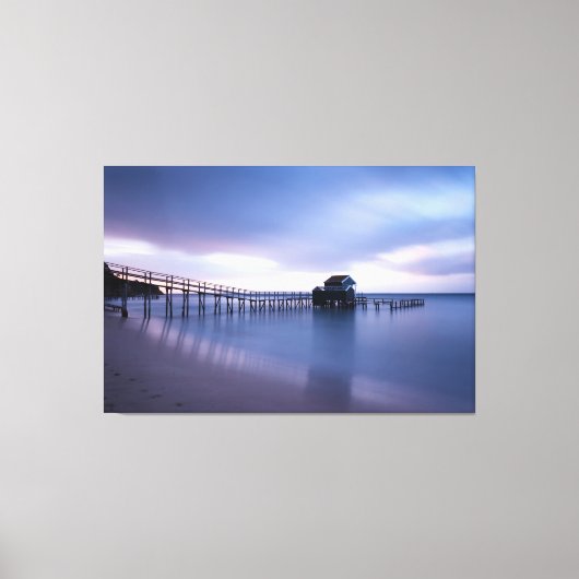 Sunset Beach Canvas Print Picture 30 キャンバスプリント (正面)