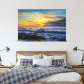 Sunset Beach Canvas Print Picture 33 キャンバスプリント (インサイチュ (寝室))