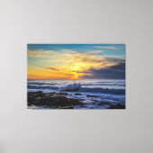 Sunset Beach Canvas Print Picture 33 キャンバスプリント (正面)