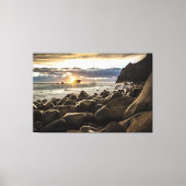 Sunset Beach Canvas Print Picture 35 キャンバスプリント (正面)
