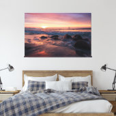 Sunset Beach Canvas Print Picture 37 キャンバスプリント (インサイチュ (寝室))