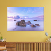 Sunset Beach Canvas Print Picture 38 キャンバスプリント (インサイチュ (リビング))