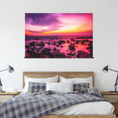 Sunset Beach Canvas Print Picture 42 キャンバスプリント (インサイチュ (寝室))