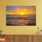 Sunset Beach Canvas Print Picture 46 キャンバスプリント (インサイチュ (リビング))