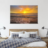Sunset Beach Canvas Print Picture 46 キャンバスプリント (インサイチュ (寝室))