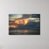 Sunset Beach Canvas Print Picture 47 キャンバスプリント (正面)