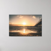 Sunset Beach Canvas Print Picture 52 キャンバスプリント (正面)