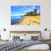 Sunset Beach Canvas Print Picture 7 キャンバスプリント (インサイチュ (寝室))