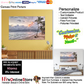 Sunset Beach Canvas Print Picture 9 キャンバスプリント