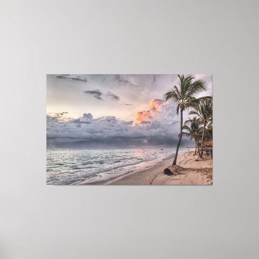 Sunset Beach Canvas Print Picture 9 キャンバスプリント (正面)