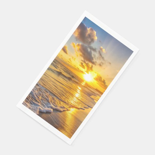 Sunset Beach Guest Towel Paper Napkins 1 (コーナー)