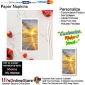 Sunset Beach Guest Towel Paper Napkins 1