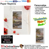 Sunset Beach Guest Towel Paper Napkins 12