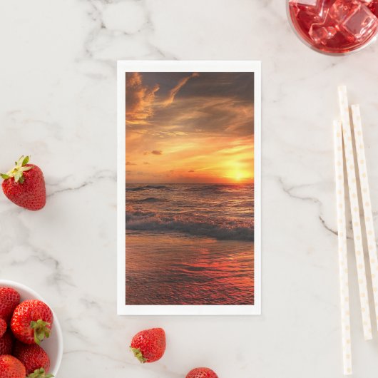 Sunset Beach Guest Towel Paper Napkins 17 (インサイチュ)