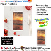 Sunset Beach Guest Towel Paper Napkins 17