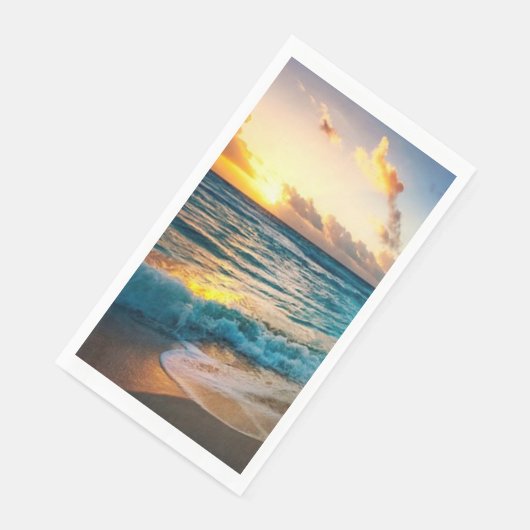 Sunset Beach Guest Towel Paper Napkins 19 (コーナー)