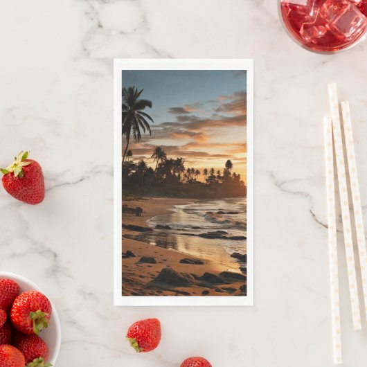Sunset Beach Guest Towel Paper Napkins 2 (インサイチュ)
