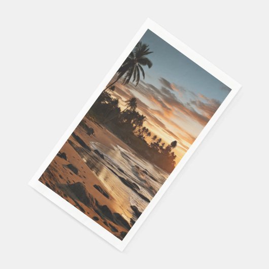 Sunset Beach Guest Towel Paper Napkins 2 (コーナー)