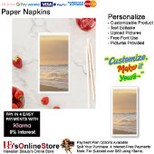 Sunset Beach Guest Towel Paper Napkins 24