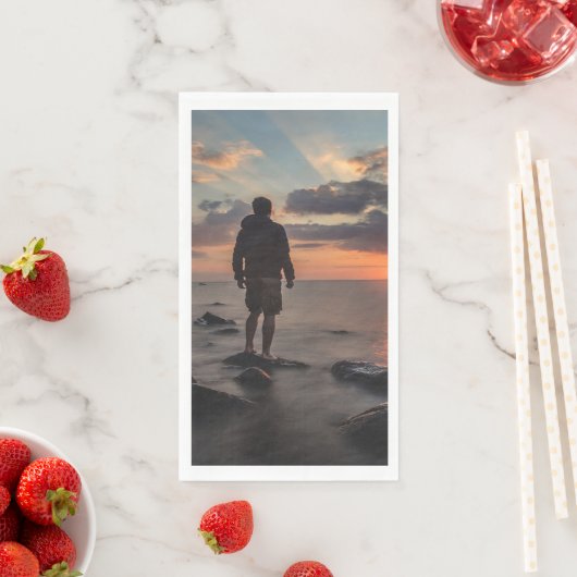 Sunset Beach Guest Towel Paper Napkins 32 (インサイチュ)