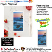 Sunset Beach Guest Towel Paper Napkins 4