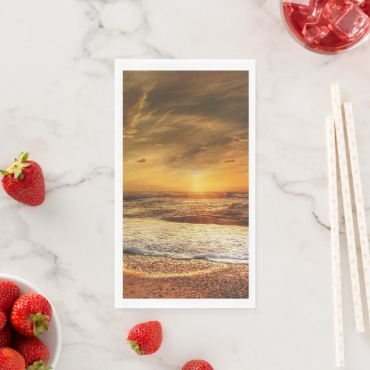 Sunset Beach Guest Towel Paper Napkins 43 (インサイチュ)
