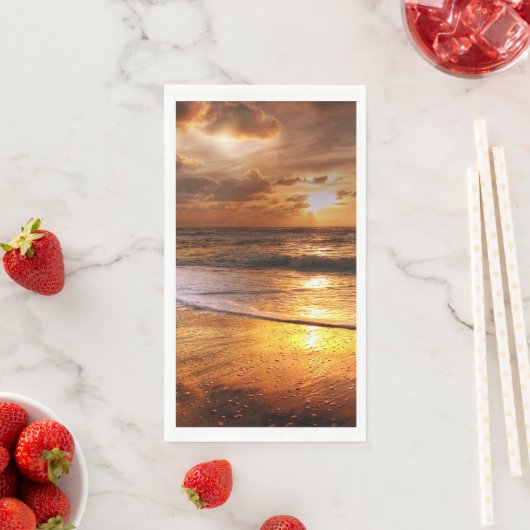 Sunset Beach Guest Towel Paper Napkins 44 (インサイチュ)