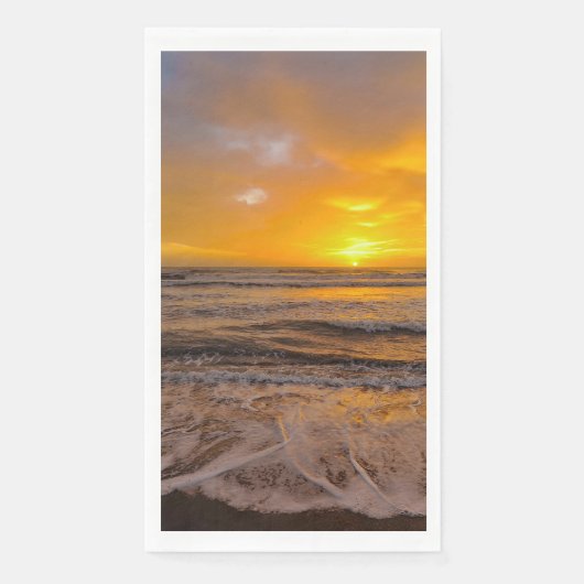 Sunset Beach Guest Towel Paper Napkins 46 (正面)