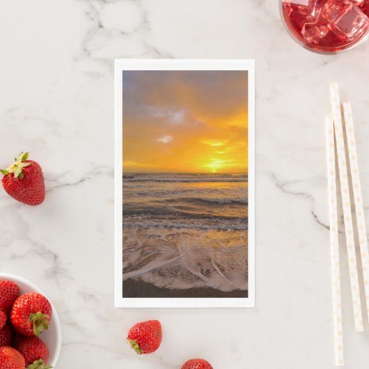 Sunset Beach Guest Towel Paper Napkins 46 (インサイチュ)