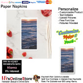 Sunset Beach Guest Towel Paper Napkins 48