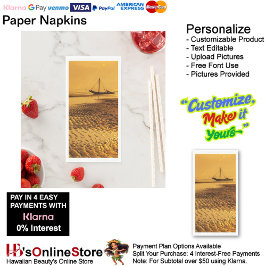Sunset Beach Guest Towel Paper Napkins 6