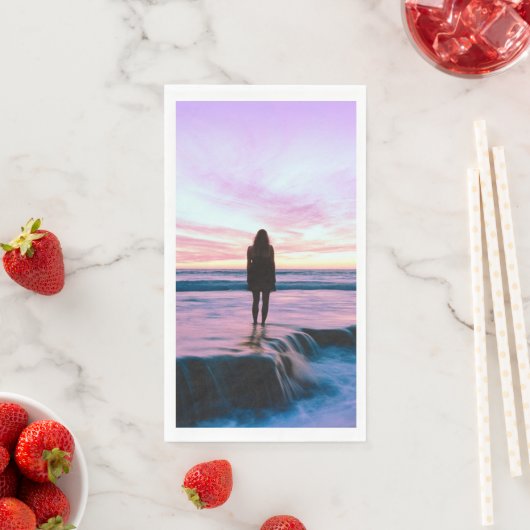 Sunset Beach Guest Towel Paper Napkins 8 (インサイチュ)
