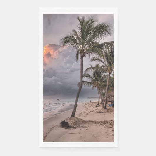 Sunset Beach Guest Towel Paper Napkins 9 (正面)