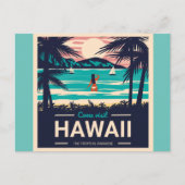 Sunset Beach Hawaii ポストカード (正面)