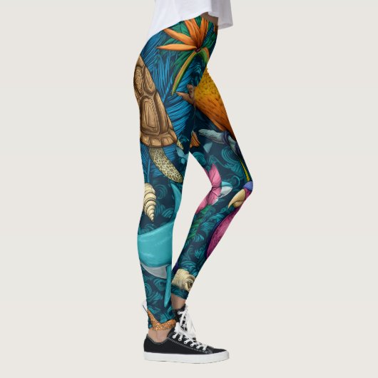 Sunset Beach Leggings Gift レギンス (右)