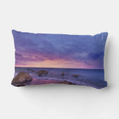 Sunset Beach Polyester Lumbar Pillow 13 ランバークッション (裏面)