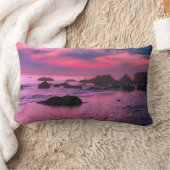 Sunset Beach Polyester Lumbar Pillow 16 ランバークッション (ブランケット)