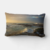 Sunset Beach Polyester Lumbar Pillow 22 ランバークッション (裏面)
