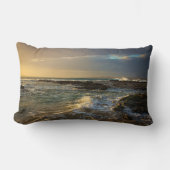 Sunset Beach Polyester Lumbar Pillow 22 ランバークッション (正面)