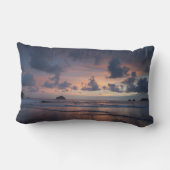 Sunset Beach Polyester Lumbar Pillow 26 ランバークッション (裏面)