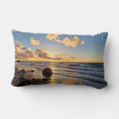 Sunset Beach Polyester Lumbar Pillow 27 ランバークッション (裏面)