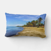 Sunset Beach Polyester Lumbar Pillow 7 ランバークッション (裏面)