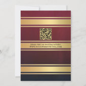 Sunset Beach Rose Arbor Wedding Invitation 招待状 (裏面)