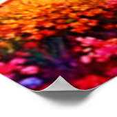 Sunset Beach Solitude Serenity Design ポスター (角)