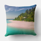 Sunset Beach Square Polyester Large Pillow 10 クッション (裏面)