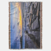 Sunset Beach Throw Blanket 31 スローブランケット (正面縦)