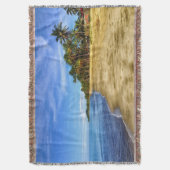 Sunset Beach Throw Blanket 7 スローブランケット (正面縦)
