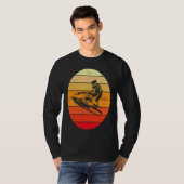 Sunset Beach Vintage Jet Ski Tシャツ (正面フル)