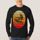 Sunset Beach Vintage Jet Ski Tシャツ (正面)
